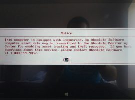 Disable Absolute Computrace